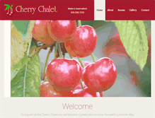 Tablet Screenshot of cherrychalet.com